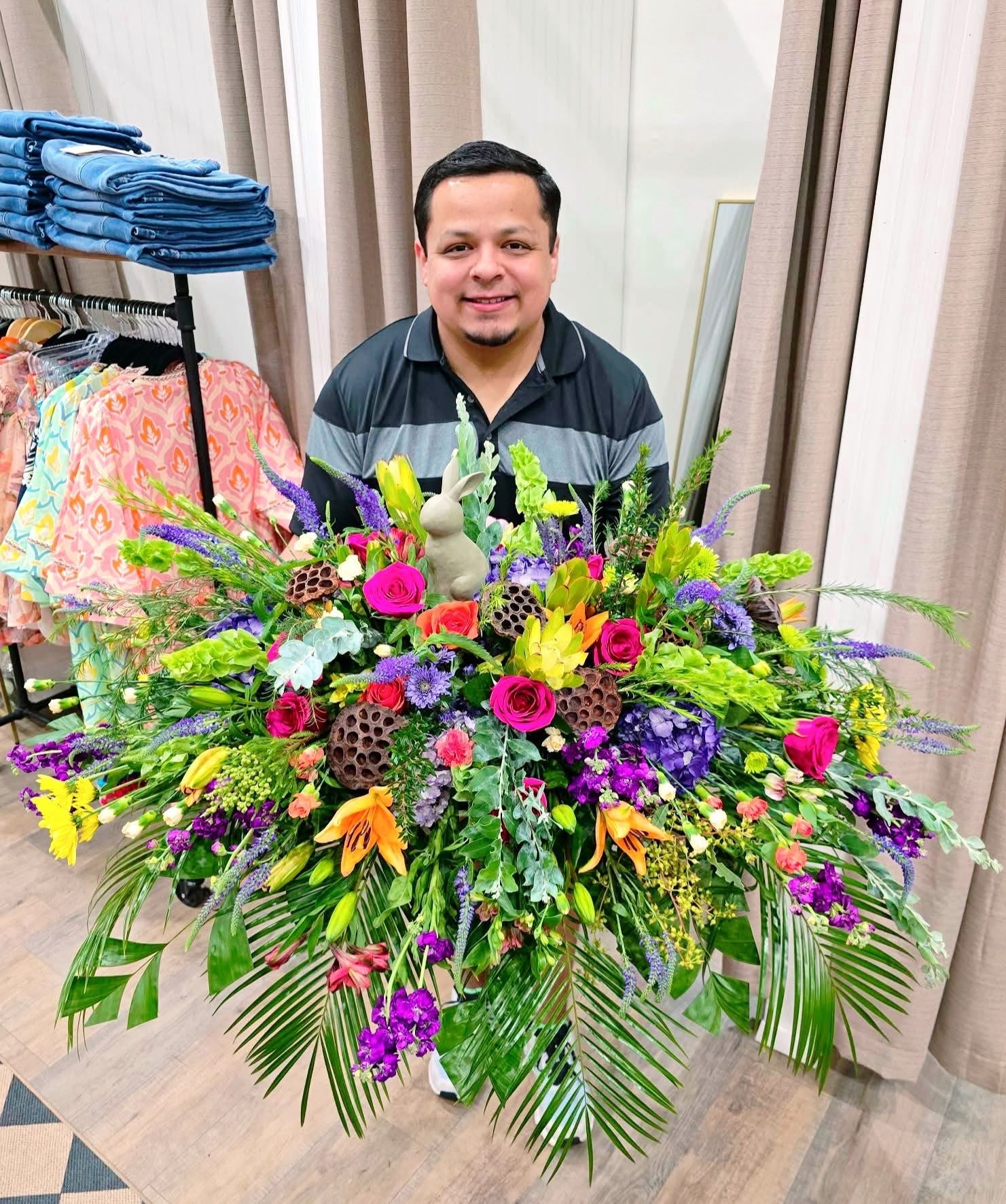Inside the Petal Express boutique with curated clothing and gifts